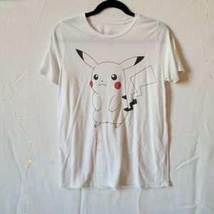 White pokémon tee